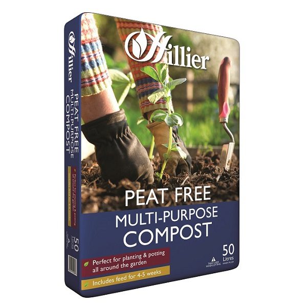 Hillier Peat Free Compost 50L 5023377010897