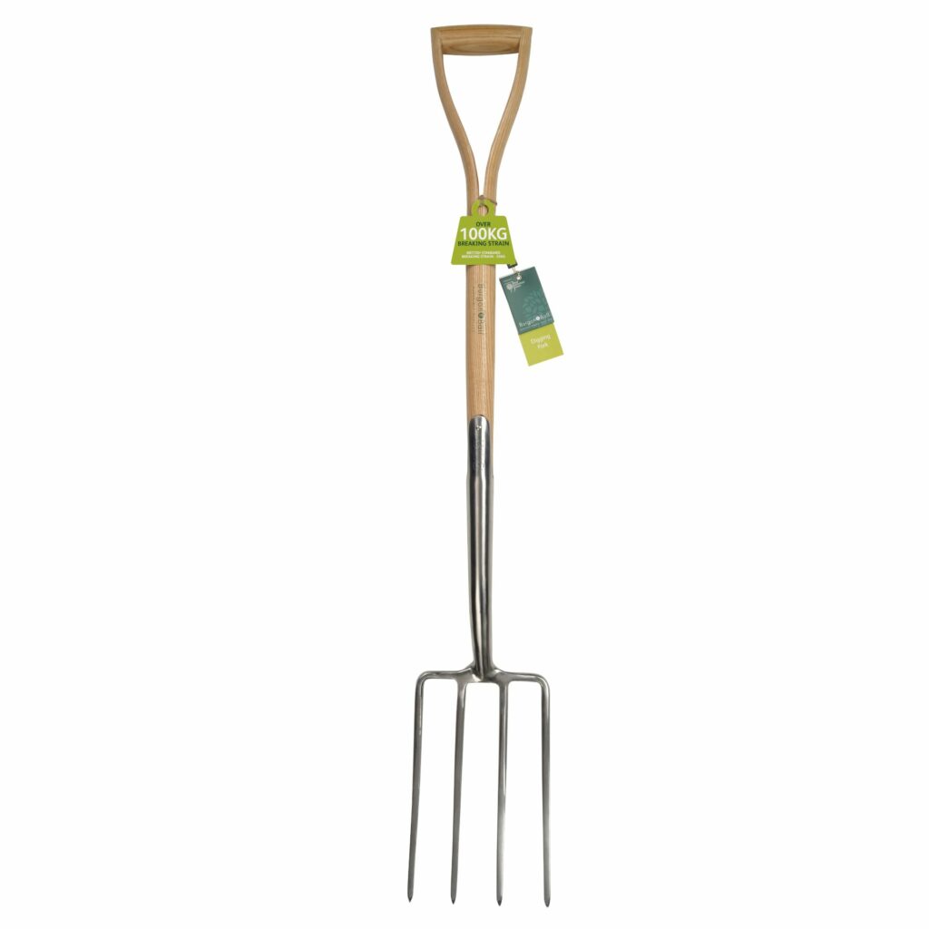 Burgon & Ball RHS Stainless Steel Digging Pitch Fork 5019360008651