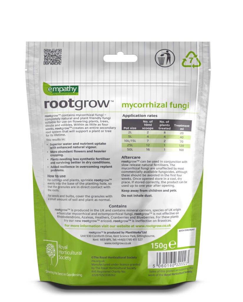 Empathy rootgrow mycorrhizal fungi 150g 5060160320023