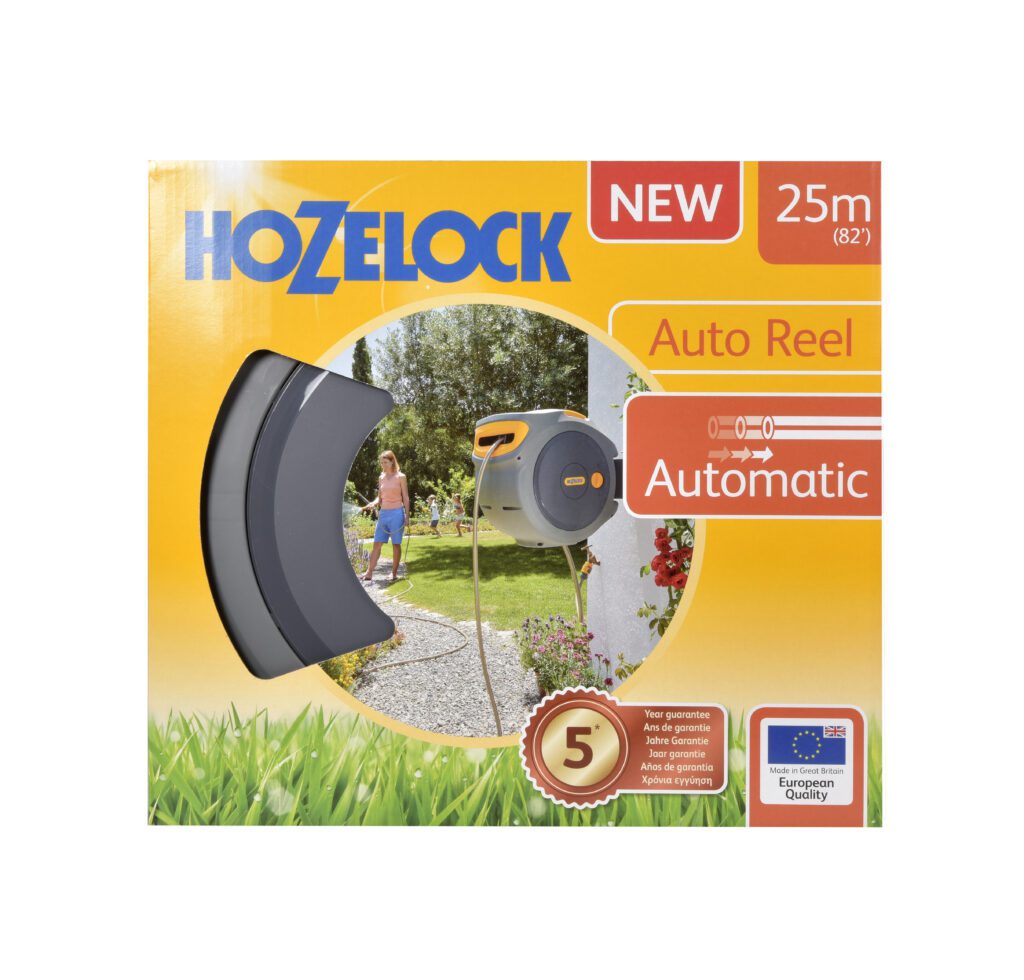 Hozelock 25m Autoreel & Multispray Gun 5010646061575