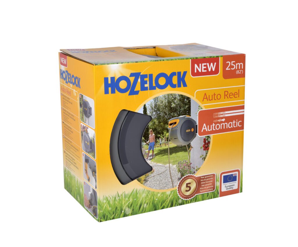 Hozelock 25m Autoreel & Multispray Gun 5010646061575