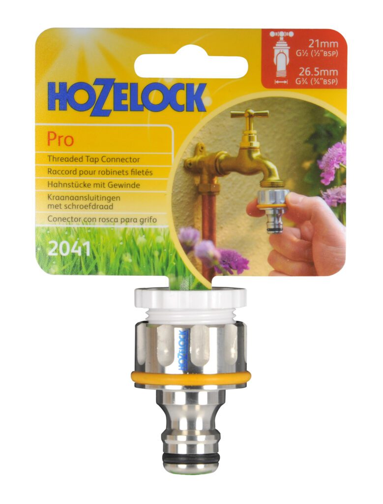 Hozelock Pro Metal Threaded Tap Connector (3/4″Bs 5010646052313