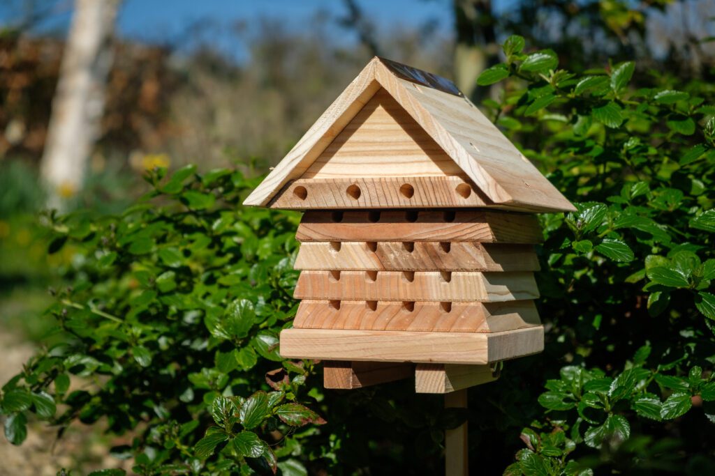 Interactive Solitary Bee Hive Flip Top