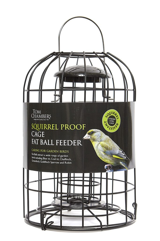 Squirrel Proof Caged Bird Fat Ball Feeder 5022506016656