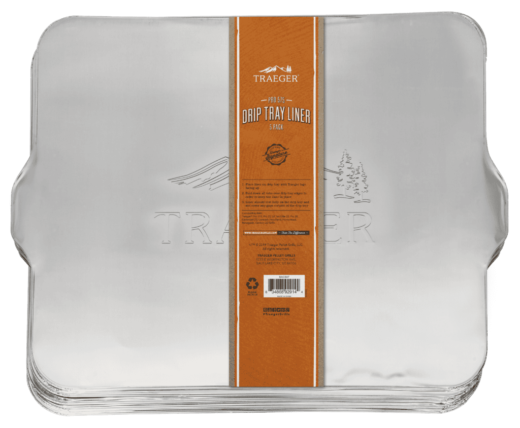 Traeger Drip Tray Liner 5 Pack – Pro 575 634868932342