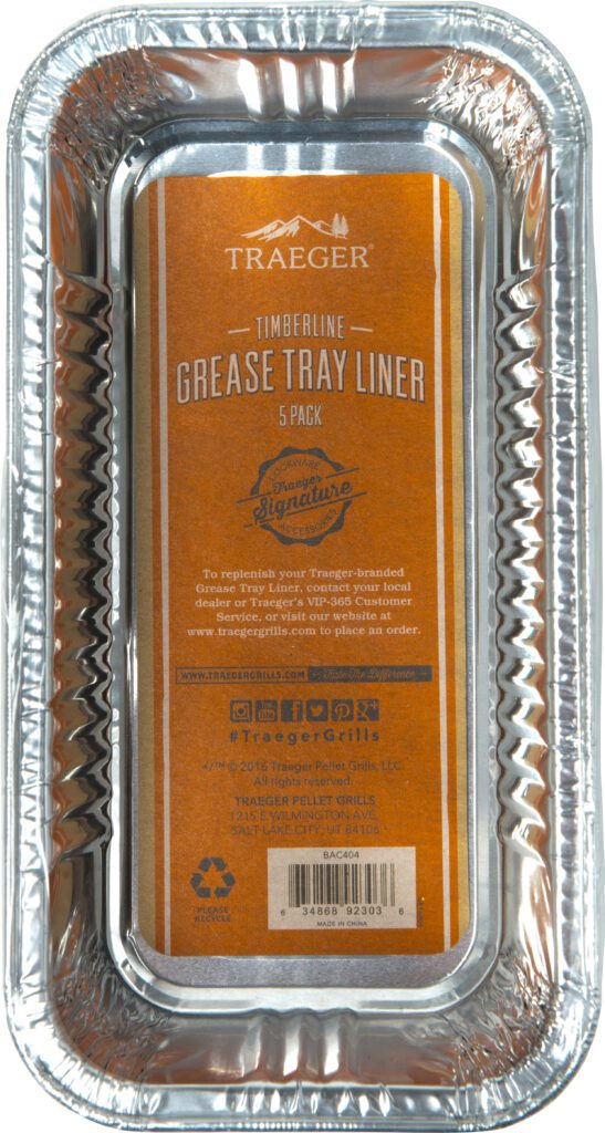 Traeger Grease Pan Liner 5 Pack – Timberline 634868932946