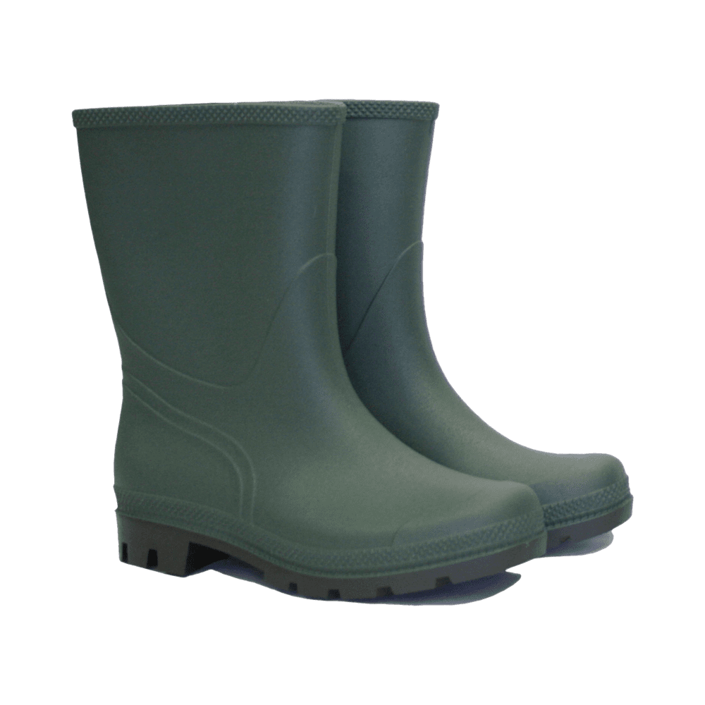 Town and Country Essential Half Length Wellington Boots Green 5020358008287