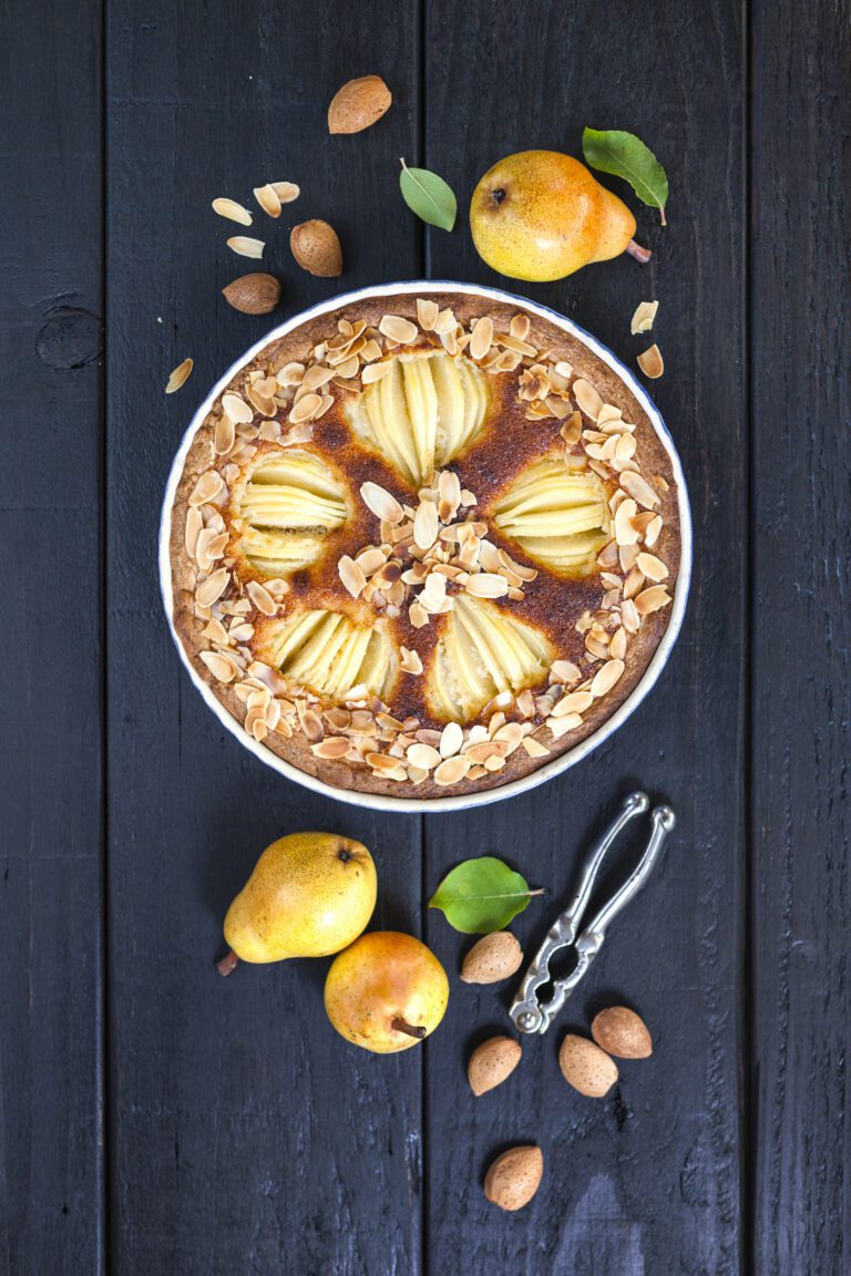 Christmas Pear and Mincemeat Frangipane Tart Recipe