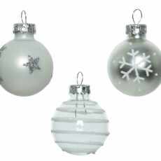 Glass Bauble Tube Pack 9