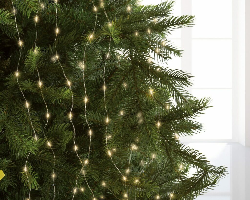 Micro LED Sparkle Tree Lights Warm White – Silver 8719152193196