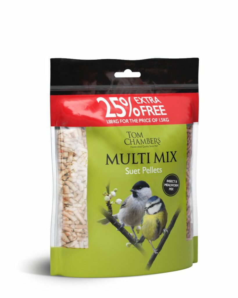Multi Mix Suet Pellets – 25% Extra Free – 1.88kg