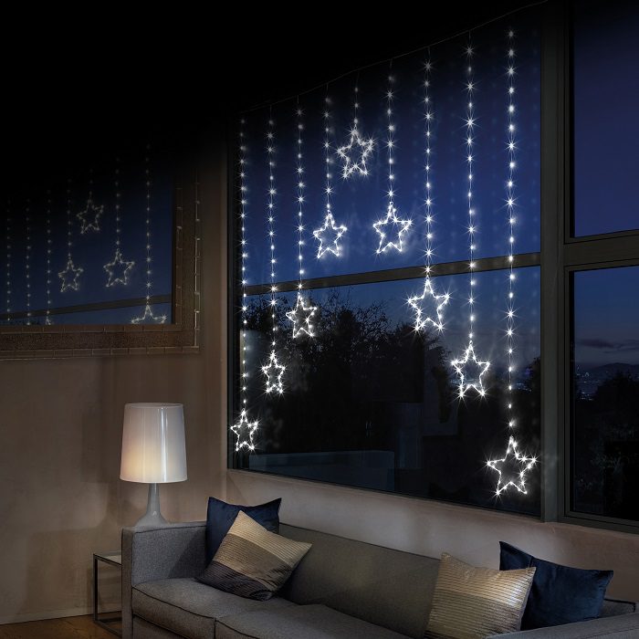 Curtain Lights Star 303 Led White 1.2m x 1.2m