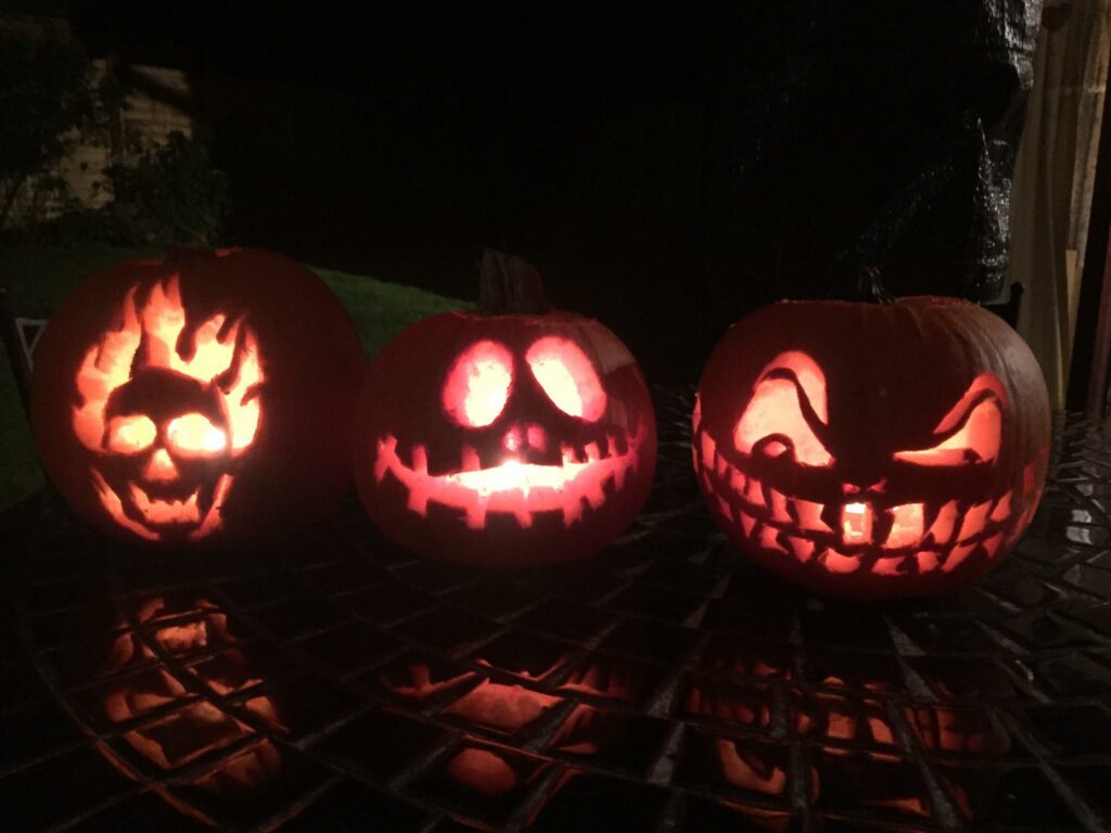 decorated pumpkins