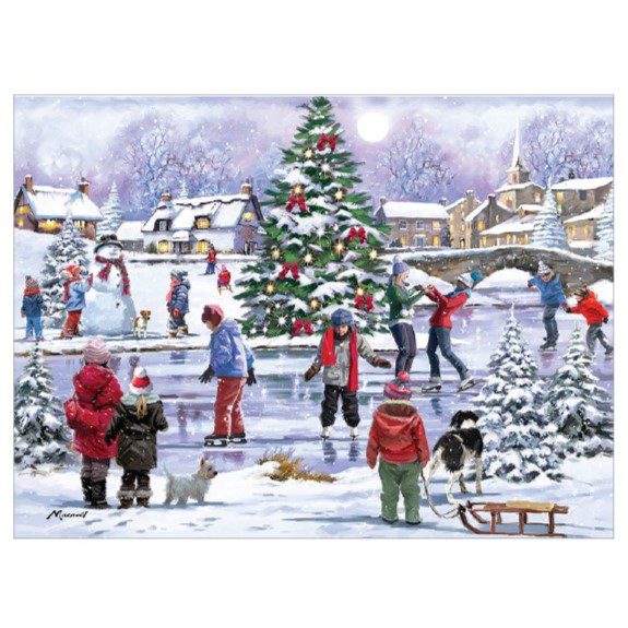 Ice Skating Fun Jigsaw Puzzle – 1000 Pieces 5017680046971