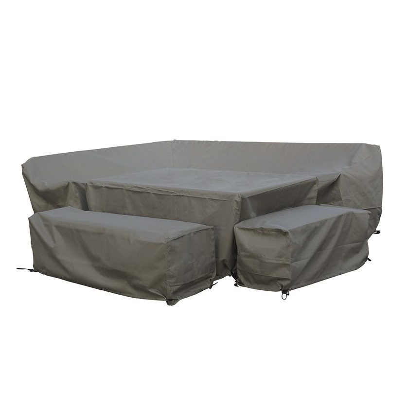 Large Rectangle Firepit Set Covers