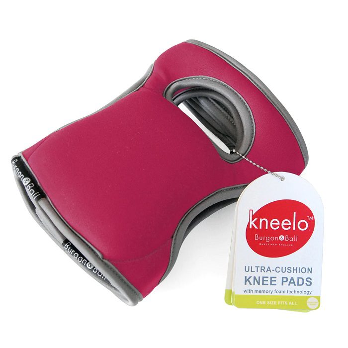 Kneelo Memory Foam Knee Pads Berry 5019360013679