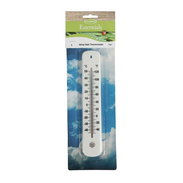 Tildenet White Wall Thermometer 5032042002686