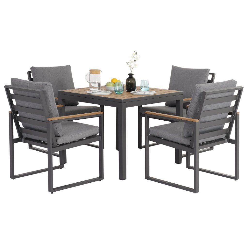 Salcombe 4 Seat Square Dining Set