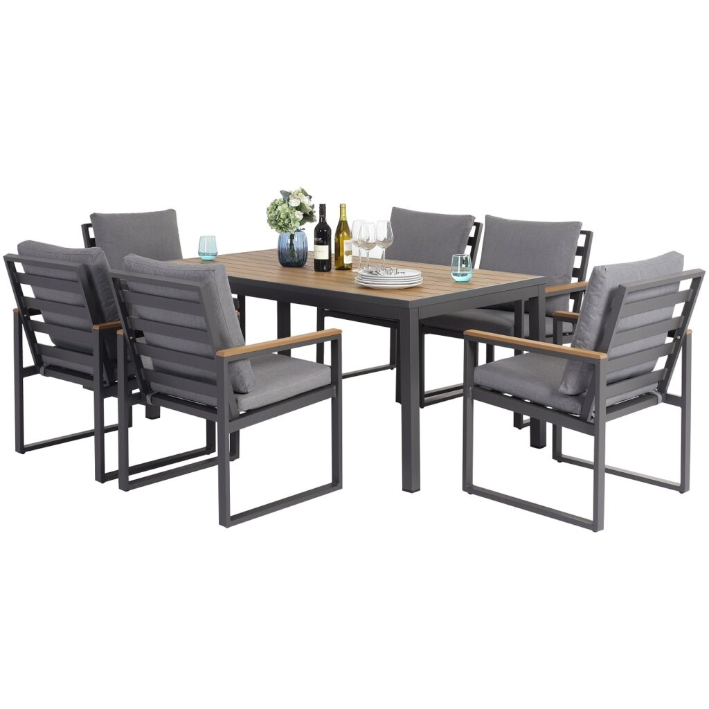 Salcombe 6 Seat Rectangular Dining Set