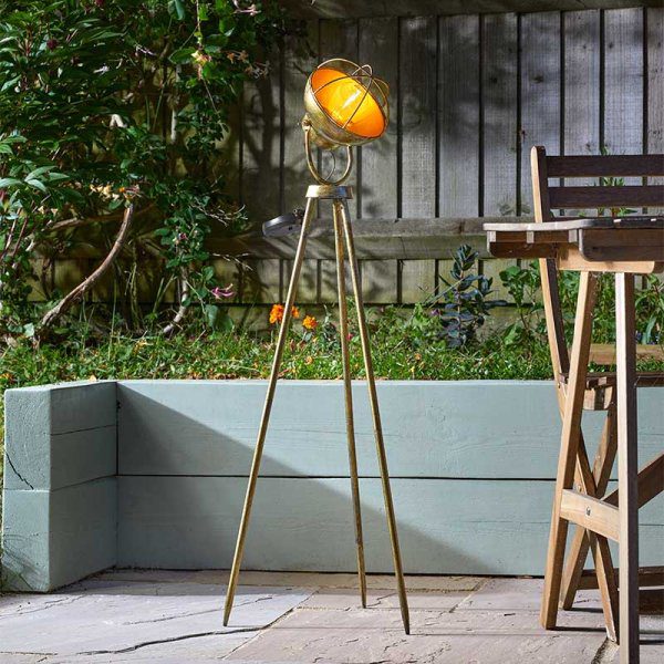 Trisol Solar Lantern Vintage Style Tripod Light