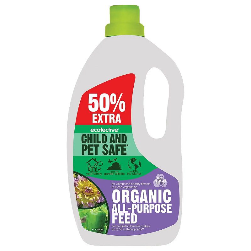Ecofective Organic All Purpose Plant Feed 1L + 50% Extra Free 5060490810904