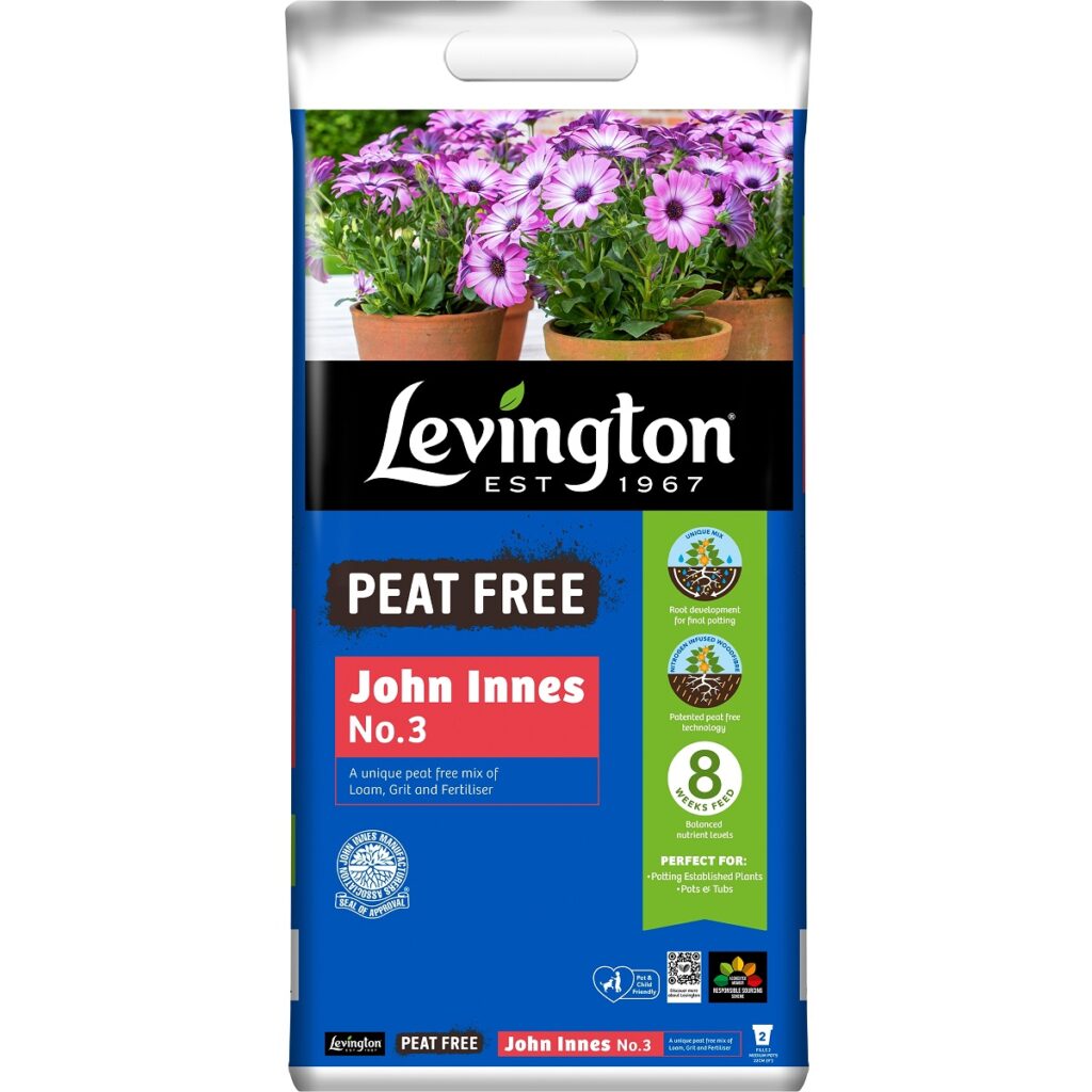 Levington Peat Free Compost John Innes No.3 5010272193909