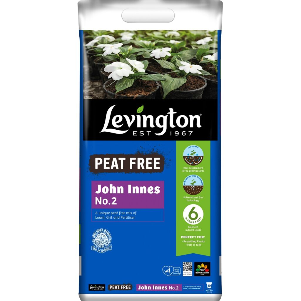 Levington Peat Free Compost John Innes No.2 5010272193862