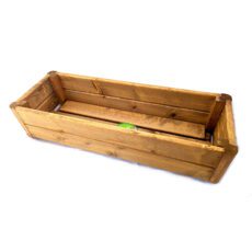 Herb & Harvest Wooden Trough Planter Small
