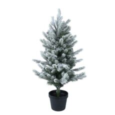 Allison Pine Snowy Artificial Christmas Tree 2.5ft