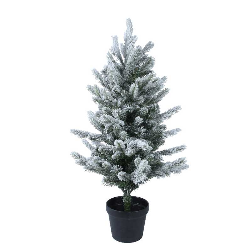 Allison Pine Snowy Artificial Christmas Tree 2.5ft 08720194652978
