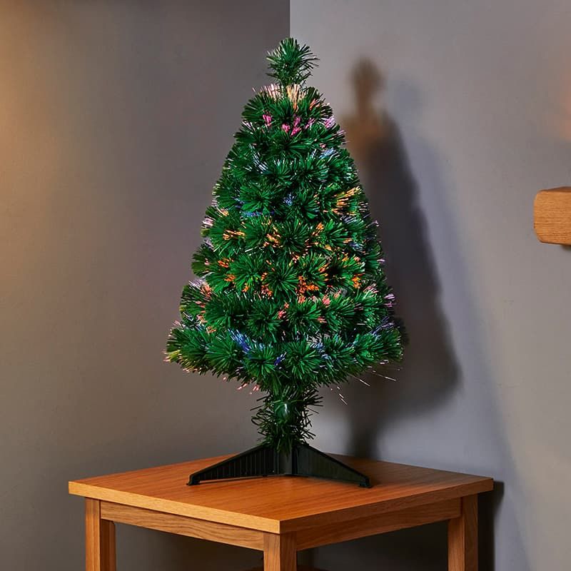 Fibre Optic LED Crystal Tip 80cm Christmas Tree 5016971002757