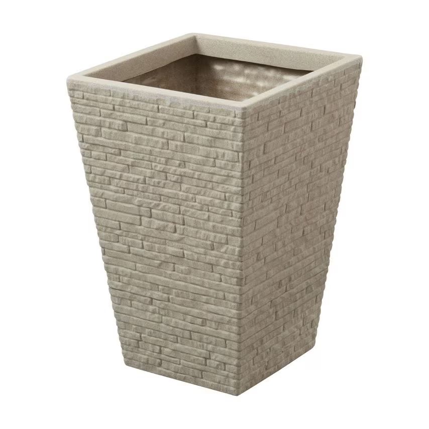 Strata Slate Planter Tall Stone 5021711054743