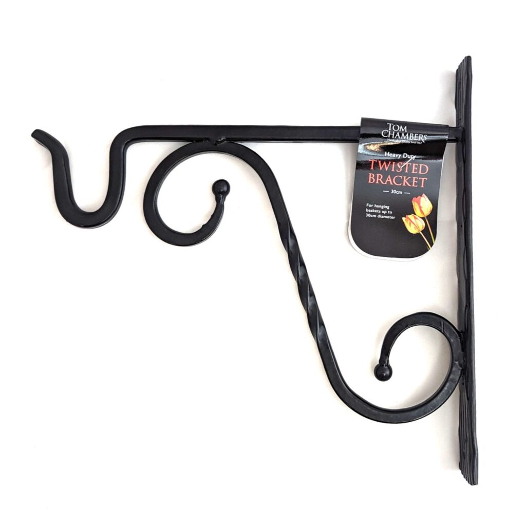 Tom Chambers Twisted Hanging Basket Bracket 30cm 5022506010340