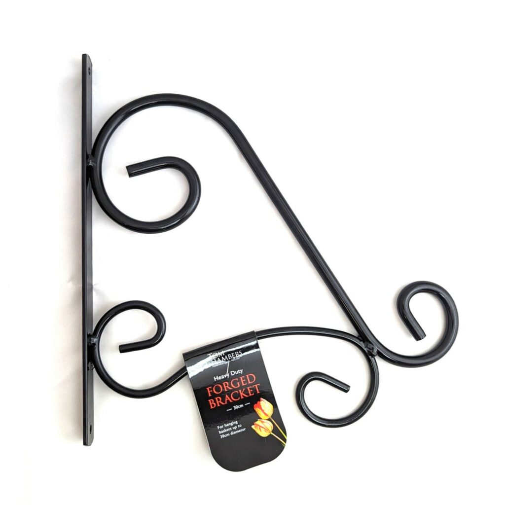 Tom Chambers Forged Hanging Basket Bracket 30cm