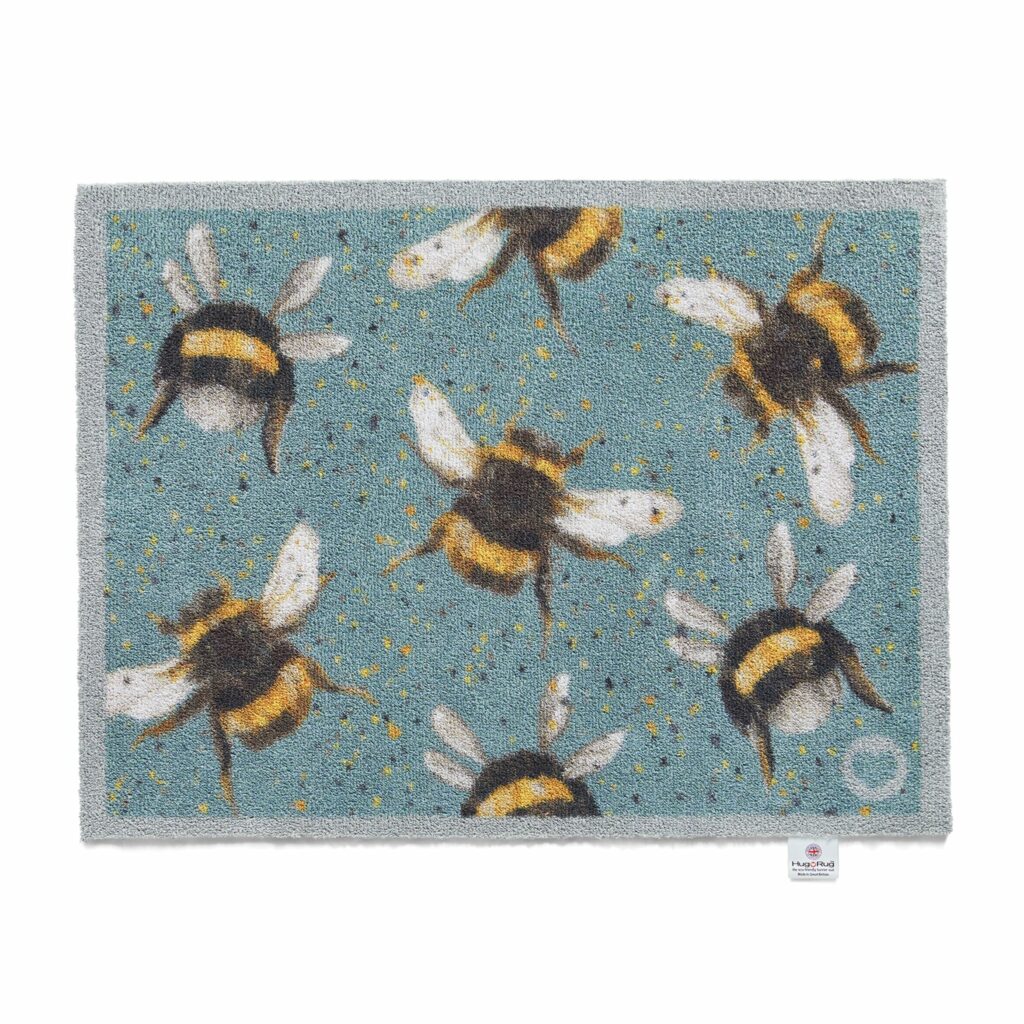 Hug Rug Bee Door Mat 5026134610439