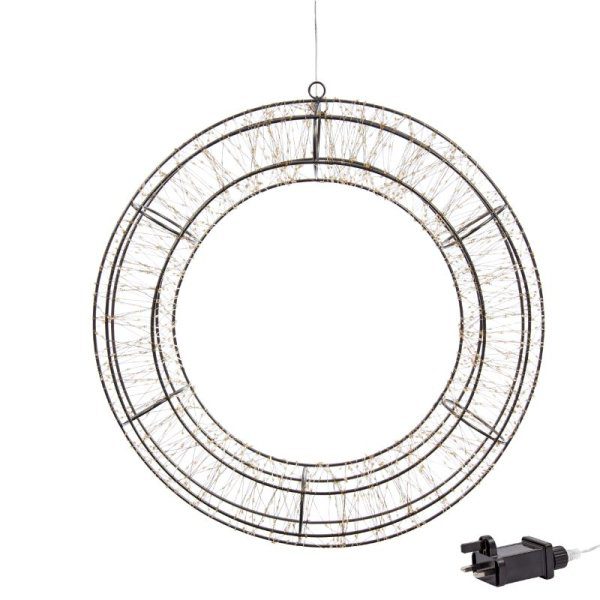 Three Kings Light Up Galaxy Christmas Wreath