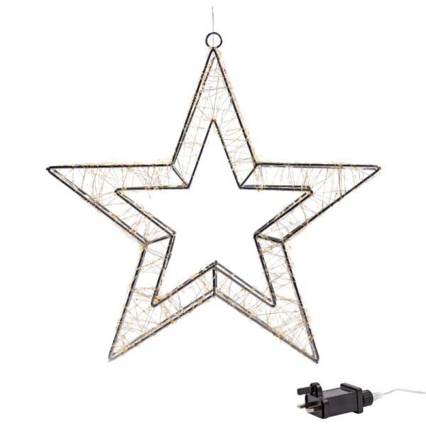 Three Kings Light Up Galaxy Christmas Star 50cm