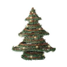 Lumineo Micro LED Rattan Figure Christmas Tree