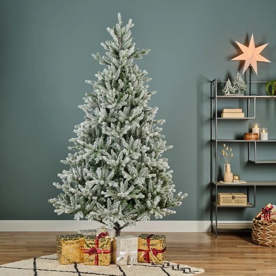 Allison Pine Snowy Artificial Christmas Tree 6ft 8720194655283