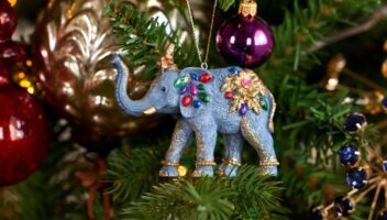 Elephant Christmas Decoration