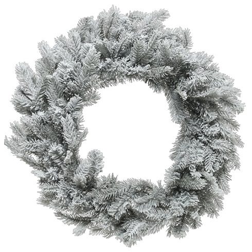 Everlands Allison Snowy Christmas Wreath 50cm 28720194654327