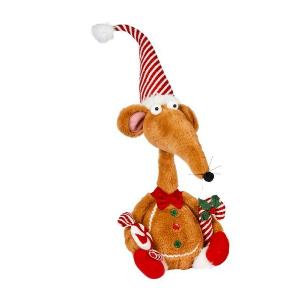 Renton Rat Christmas Decoration Gingerbread