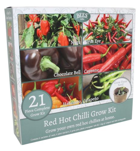 Bees Seeds Red Hot Chilli Seed Growing Kit