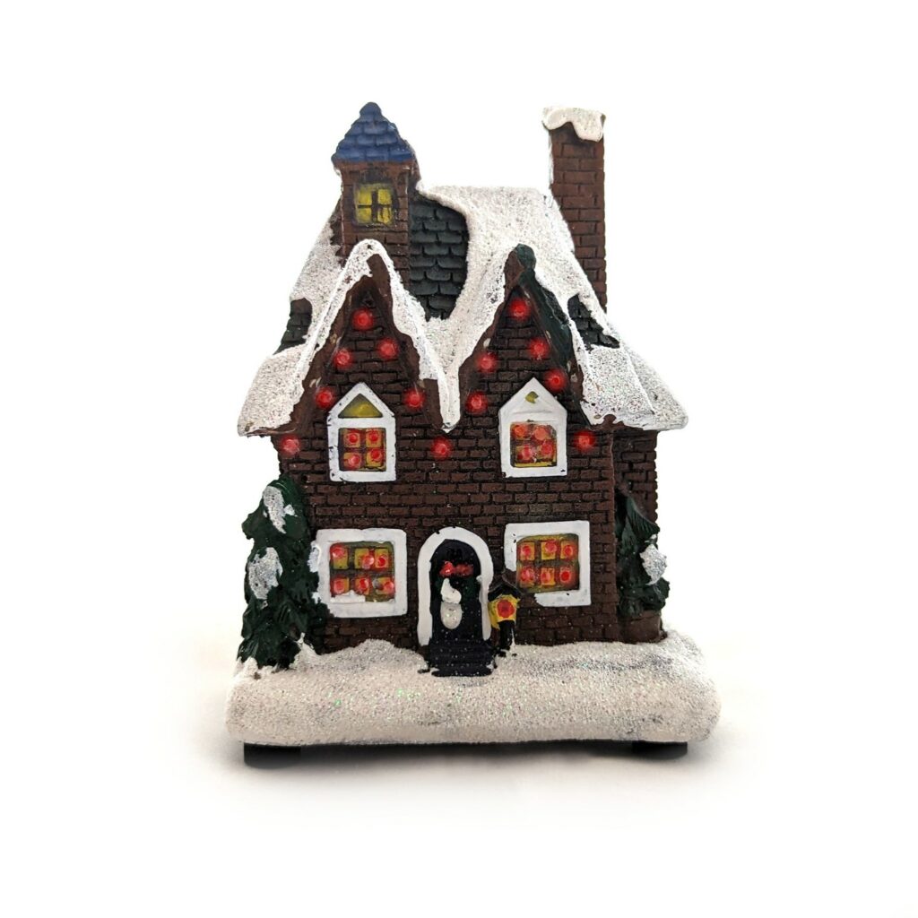 Light Up House LED Christmas Ornament 8718533940312