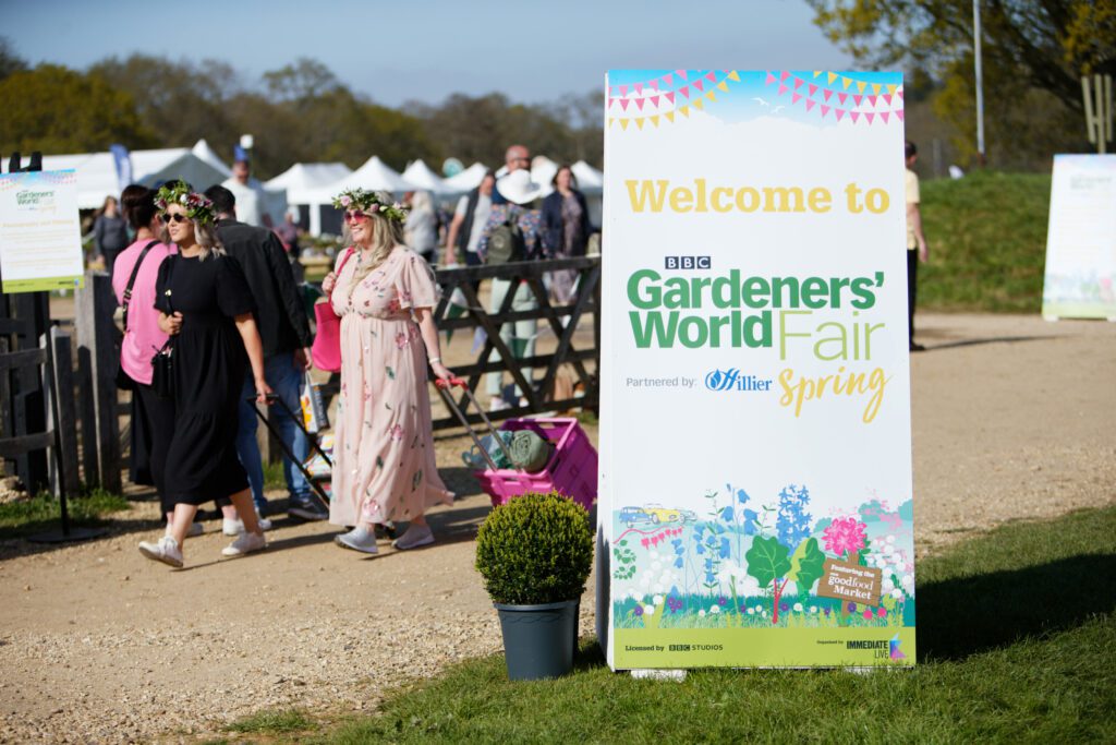 Gardeners World Spring Fair Fair branding 2023