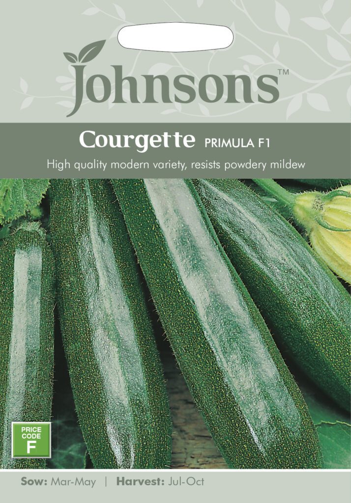 Johnsons Courgette Primula Seeds 5010931008667