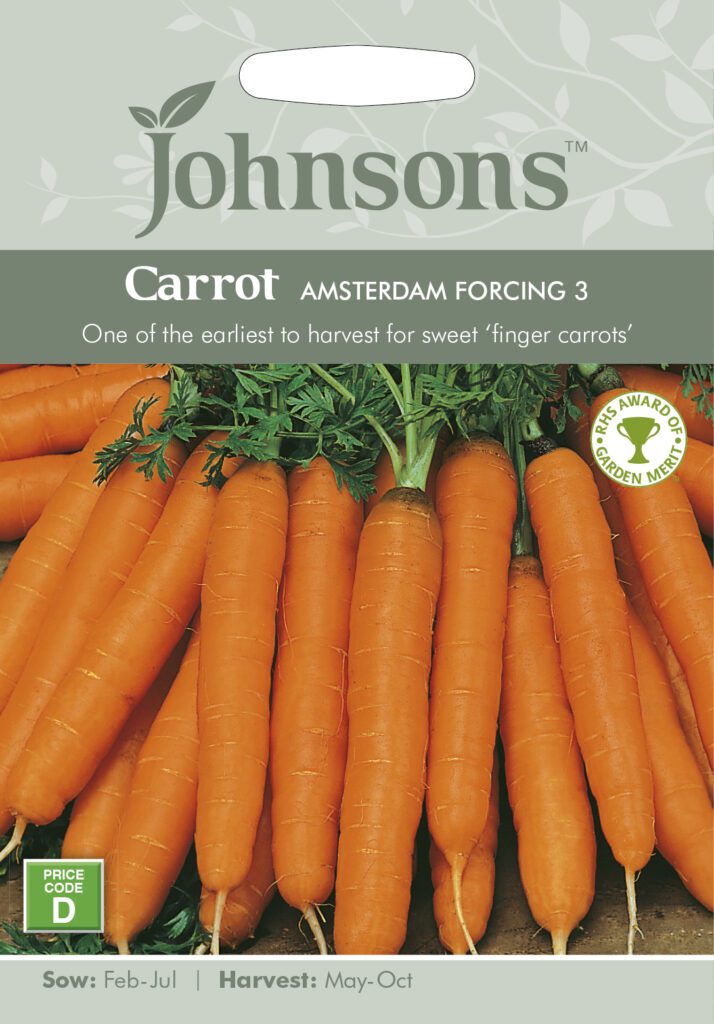 Johnsons Carrot Amsterdam Forcing Seeds 5010931100361