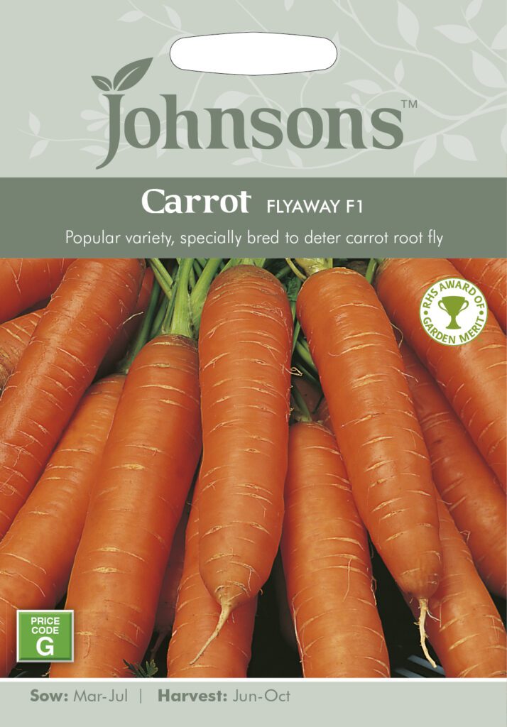Johnsons Carrot Flyaway Seeds 5010931100378