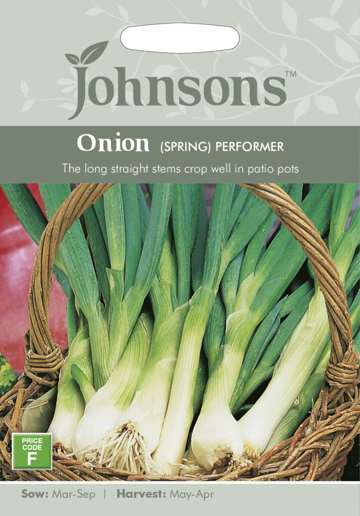 Johnsons Spring Onion Performer Seeds 5010931107520