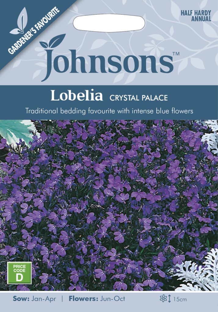 Johnsons Lobelia Crystal Palace Seeds 5010931112500